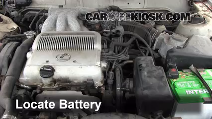 1993 Lexus ES300 3.0L V6 Battery Replace
